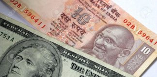indian rupee and dollar history