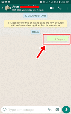 WhatsApp पर Blank Message कैसे भेजे