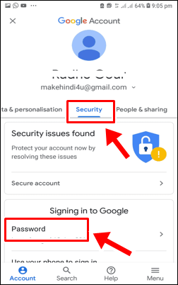 Gmail Ka Password Kaise Change Kare