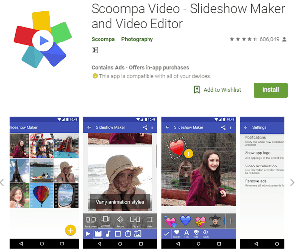 Photo से Video बनाने वाला Apps डाउनलोड