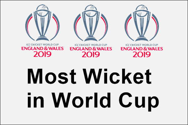 वर्ल्ड कप में सबसे ज्यादा विकेट 2019