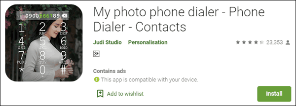 Dial Pad पर अपना फोटो कैसे लगाये