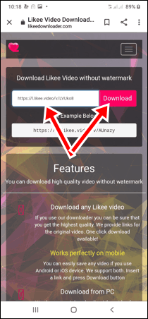 Like App से Video डाउनलोड कैसे करे
