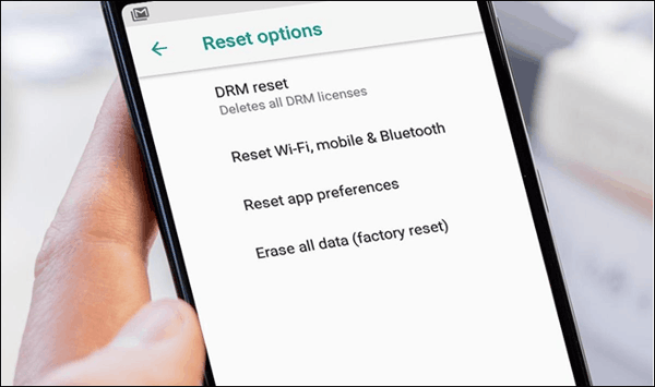 how to reset android mobile